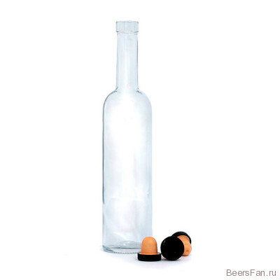 Бутылка Сибирская 0,5л под пробку камю