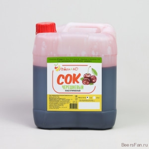 Сок концентрированный «Черешневый», кисл. 2,0-2,5% канистра 5 кг (Джем&KO)