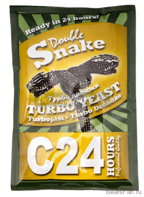 Спиртовые дрожжи Double Snake Turbo Yeast C 24, 175 гр