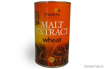 Неохмеленный жидкий солодовый экстракт Muntons Wheat Malt Ext 1,5 кг